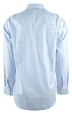 Hugo Boss Men's Enzo Plaid Regular Fit Long Sleeve Shirt 15.5 (32-33) Pastel Blue
