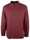 Tommy Bahama Flipshore Sudadera reversible con media cremallera para hombre Meritage Wine Small