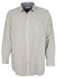 Tommy Bahama Men's Big & Tall Coastline Cord Button Down Shirt in Zinc Gray 3XLT