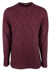 Michael Kors Men's Cotton Blend Crew Long Sleeve-M-XL Merlot