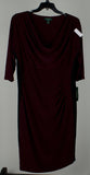 Customer Return Lauren Ralph Lauren Women's Plus Size Cowl neck 3/4 Sleeve