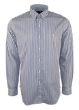 Customer Return Polo Ralph Lauren Men's Stripe Poplin Long Sleeve