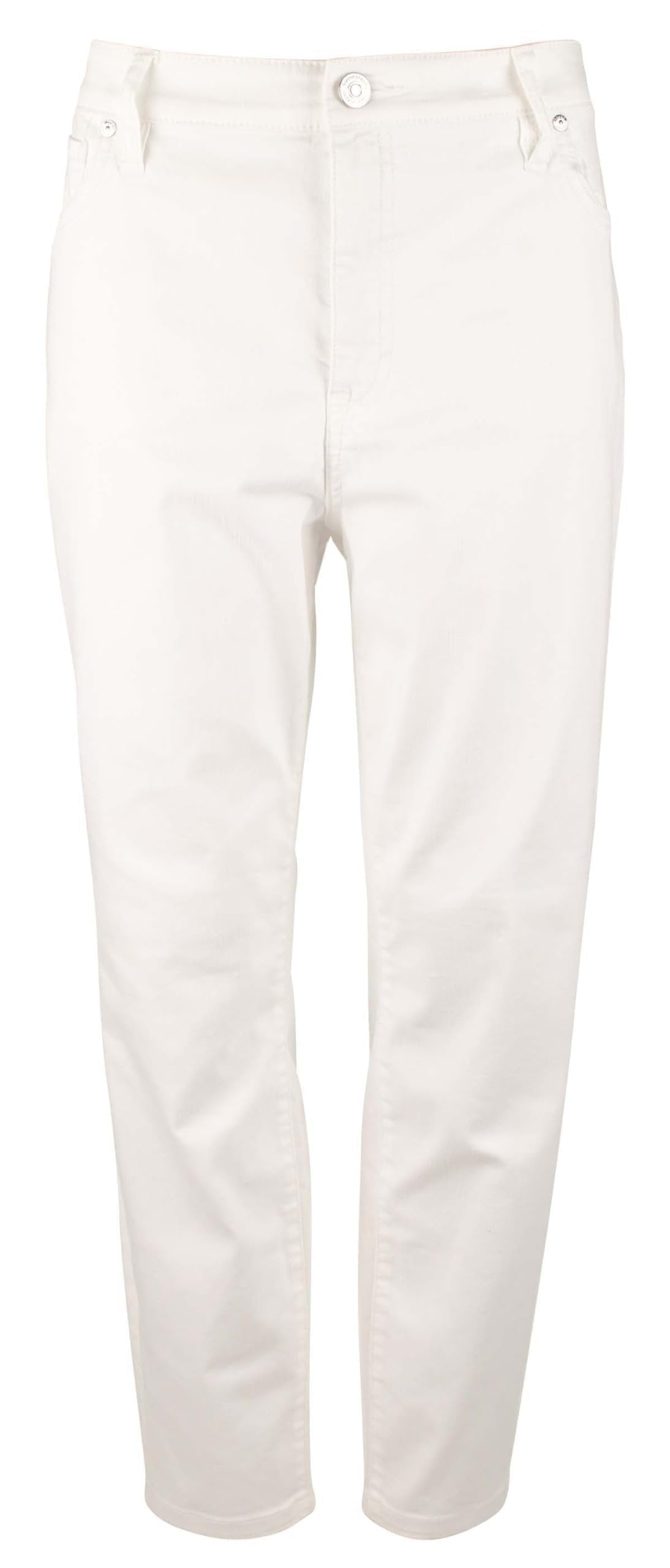 Tommy Bahama Women's Ella Twill Ankle Denim Jeans Pants 16 White