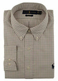 Ralph Lauren Men's Twill Tattersal Dress Shirt Lvndr 15.5 (32 33)