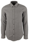Hugo Boss Men's Ronni Plaid Slim Fit Long Sleeves Shirt-DB-Medium Dark Blue