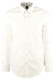 Hugo Boss Men's Ronni Slim Fit Long Sleeves Shirt-W-XX-Large White