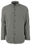 Men's Coast Sands Long Sleeve Button Down Shirt Black Large