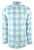 Customer Return Southern Tide Men's Trim Fit Plaid Button Down Shirt-FG-M
