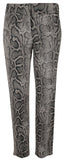 Michael Kors Women's Plus Size Snakeskin Print Stretch Twill Pants 16W