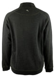 Tommy Bahama Flipsider Sudadera reversible con media cremallera para hombre, talla mediana
