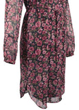 Lauren Ralph Lauren Women's Floral Print Cold Shoulder Dress