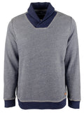 Tommy Bahama - Suéter de cuello chal de manga larga Agave Azul para hombre, color índigo mediano