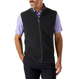 Tommy Bahama Men's Flipshore Reversible Full-Zip Vest Ebony Medium