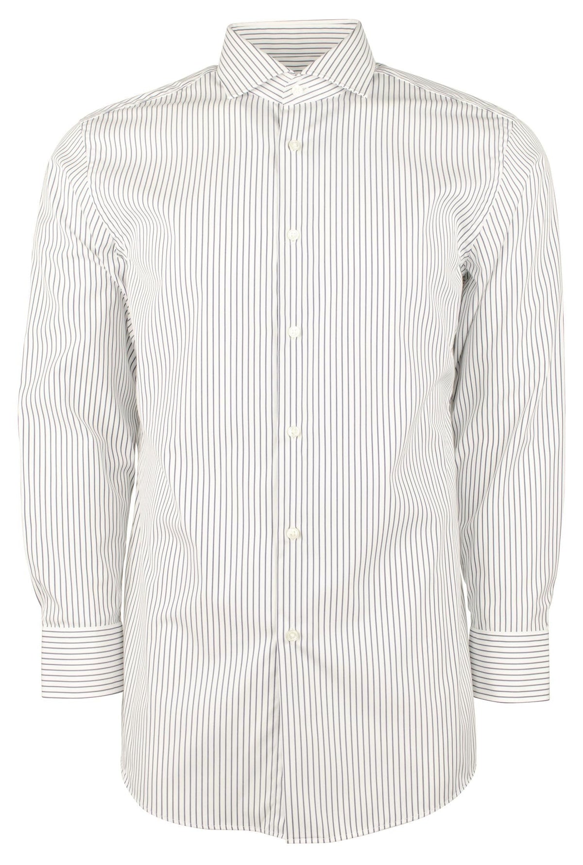 Hugo Boss Men's Mark Sharp Fit Easy Iron Long Sleeve Shirt 17.5 (34-35) Dark Blue