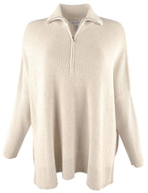 Tommy Bahama Women's Shimmer Bonita Half Zip Long Sleeved Poncho Top CH XXS/XS
