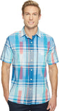Tommy Bahama Men's Can't Stop Ikat Short Sleeve Camp Shirt Download Blue