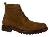 POLO RALPH LAUREN Men's Nickson Sport Suede Oxford Dress Wingtip Boot 10