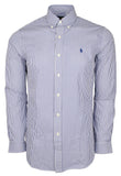 Polo Ralph Lauren Men's Striped Stretch Poplin Long Sleeve Shirt Small