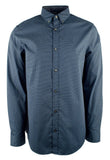 Michael Kors Men's Plaid Long Sleeve Cotton Slim Fit Shirt BG XL