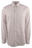 Michael Kors Men's Printed Trim Stretch Long Sleeve Shirt WRd XL