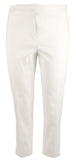 Michael Kors Women's Plus Size Stretch Capri Cropped Slit Hem Pants Wht 14W