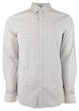 Michael Kors Men's Cotton Blend Slim Fit Long Sleeve Shirt