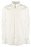 Men's Shaped Fit Long Sleeves Shirt-W-XX-Large White