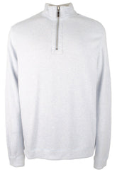 Tommy Bahama Sudadera reversible con media cremallera Flipshore para hombre, talla grande y alta, azul aire jaspeado 4XB