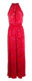 Customer Return Michael Kors Women's Plus Size Printed Halter-Neck Maxi