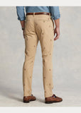 POLO RALPH LAUREN Pants Allover Polo Pony Embroidered Chino Pants Vintage Khaki (31W x 30L)
