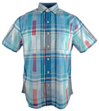 Tommy Bahama Can't Stop Ikat Silk Camp Short Sleeve Shirt-DB-S