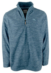 Tommy Bahama - Sudadera polar con media cremallera Cloud Peak para hombre, talla grande y alta, talla 3XL