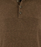 Suéter de cuello alto y manga larga Isidiro de Tommy Bahama para hombre, color tabaco, talla grande