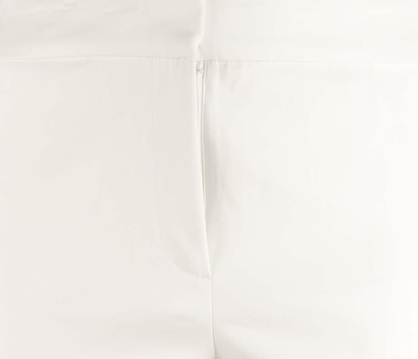 Michael Kors Women's Plus Size Stretch Capri Cropped Slit Hem Pants Wht 14W Michael Kors Women's Plus Size Stretch Capri Cropped Slit Hem Pants Wht 14W