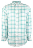 Southern Tide Men's Headland Moultrie Plaid Long Sleeve Sport Shirt Large Tidal Wave