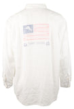 Tommy Bahama Men's Big & Tall Marlin and Stripes Linen Long Sleeve Shirt 3XB