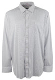 Tommy Bahama Erkek Büyük ve Uzun San Lucio Esnek Houndstooth Uzun Kollu Gömlek DBl Küçük