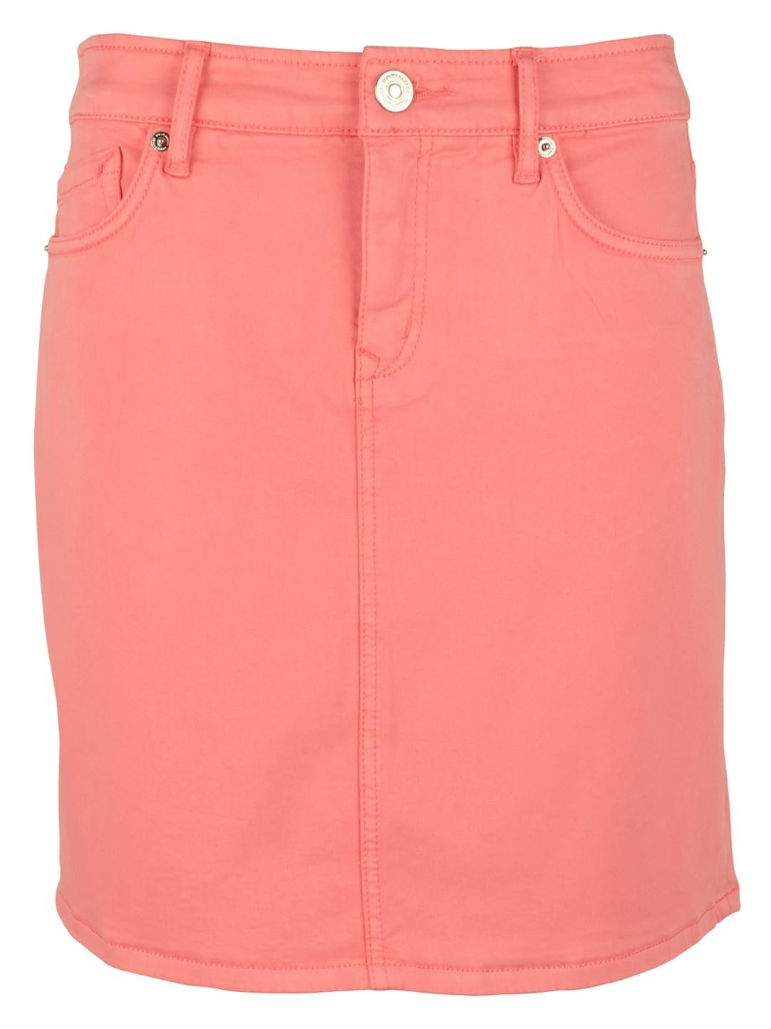 Falda corta Tommy Bahama Boracay Beach para mujer, color coral puro