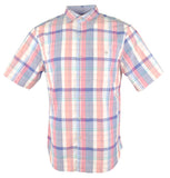 Tommy Bahama Men's Block Party Stretch Short Sleeve Button-Down Shirt Medium