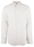 Michael Kors Men's Stretch Polka Dots Slim Fit Long Sleeve Shirt
