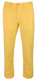 Men's Straight Fit Linen Cotton Pants Ylw 36x34