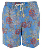 Men's Naples Neon Vines 6" Swim Trunks Small