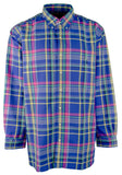 POLO RALPH LAUREN Men's Big & Tall Long Sleeve Plaid Performance Shirt BMlt 3XB Multi