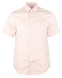 Southern Tide Men's Short Sleeve Lucayan Gingham Intercoastal Shirt Fresh Pink Small