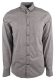Michael Kors Men's Slim Fit Check Long Sleeve Shirt