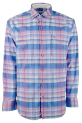 Men's Sarasota Stretch Prismatic Long Sleeve Button-Down Shirt Medium