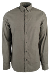 Michael Kors Men's Slim Fit Rex Corduroy Printed Long Sleeve Shirt