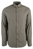 Michael Kors Men's Slim Fit Rex Corduroy Printed Long Sleeve Shirt