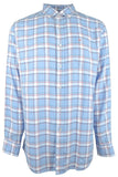 Southern Tide Erkek Kenevir Karışımlı Headland Bayfront Ekose Spor Gömlek Küçük Tekne Mavisi