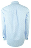 Polo Ralph Lauren Men's Mini Anchor Print Poplin Long Sleeve Shirt